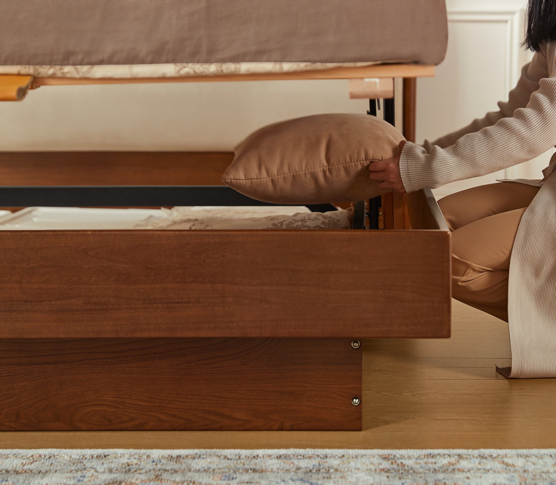 French Classic luxury bed with storage - SMART SPACES