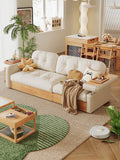 Asian fusion style Luxury sofa with storage - SMART SPACES