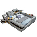EVOTECH SMART BED WITH SPEAKERS AND OTTOMAN STORAGE - SMART SPACES