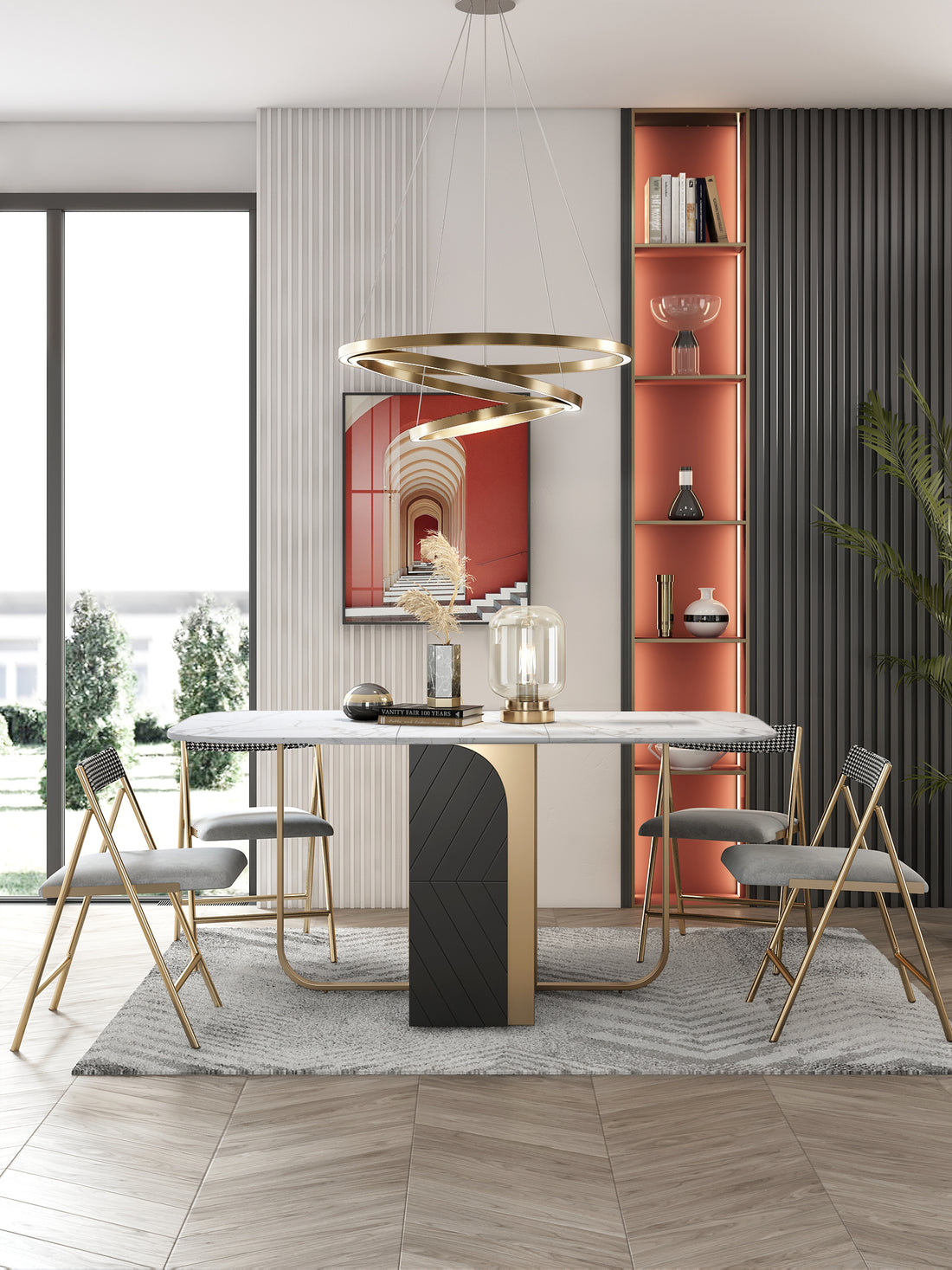 Luxury expandable Cabinet to dining room table - SMART SPACES