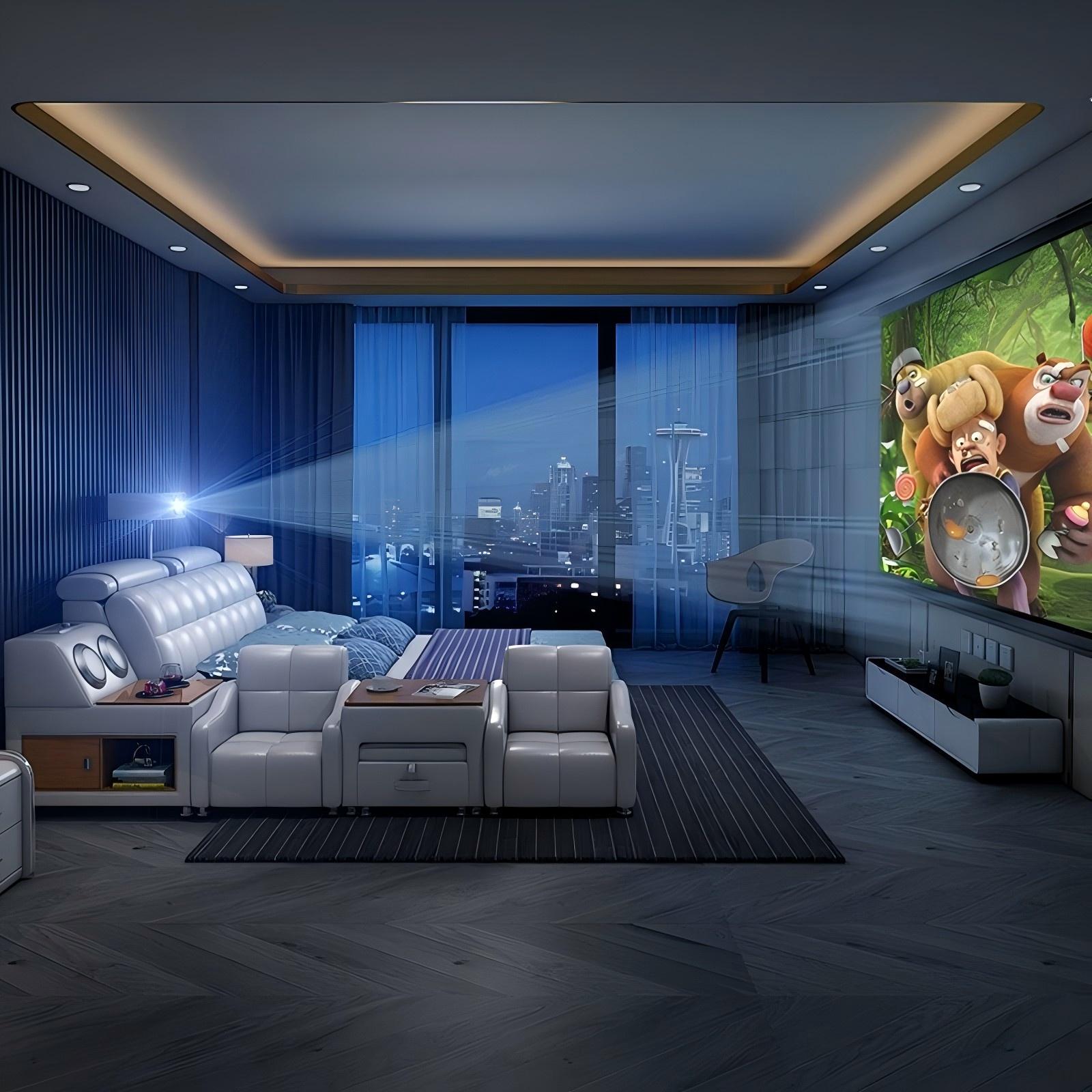 EVOTECH - SMART BED WITH PROJECTOR AND SOFA - SMART SPACES
