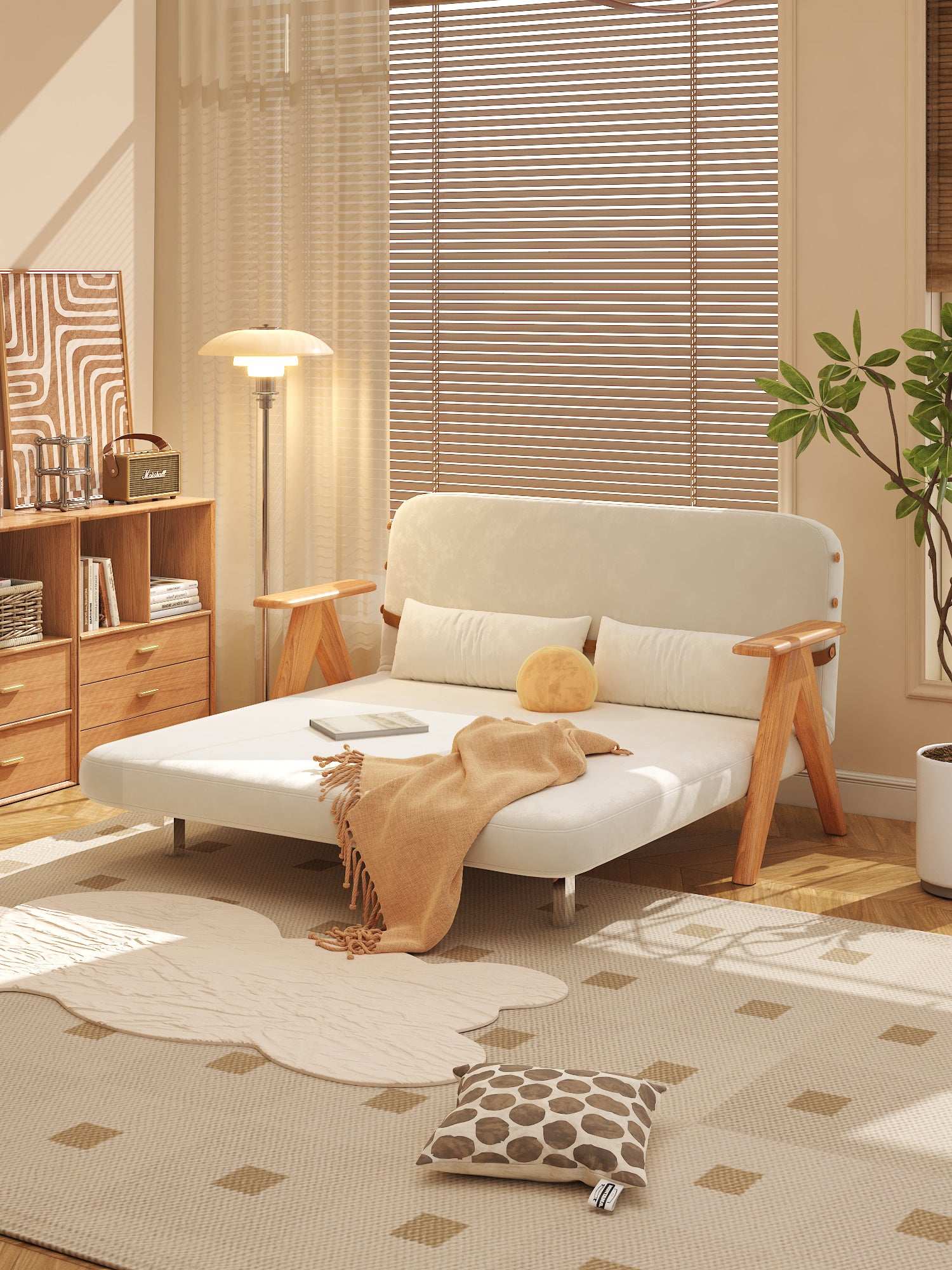 Minimalist Luxury sun lounge chair - SMART SPACES