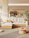 Japanese style L shape expandable sofa with storage - SMART SPACES