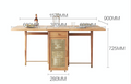 Nordic style extendable dining table - SMART SPACES